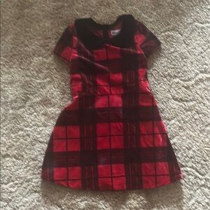 Epic Threads Red and Black Plaid Kids Dress